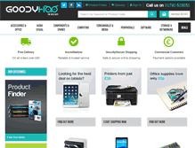 Tablet Screenshot of goodyhoo.com